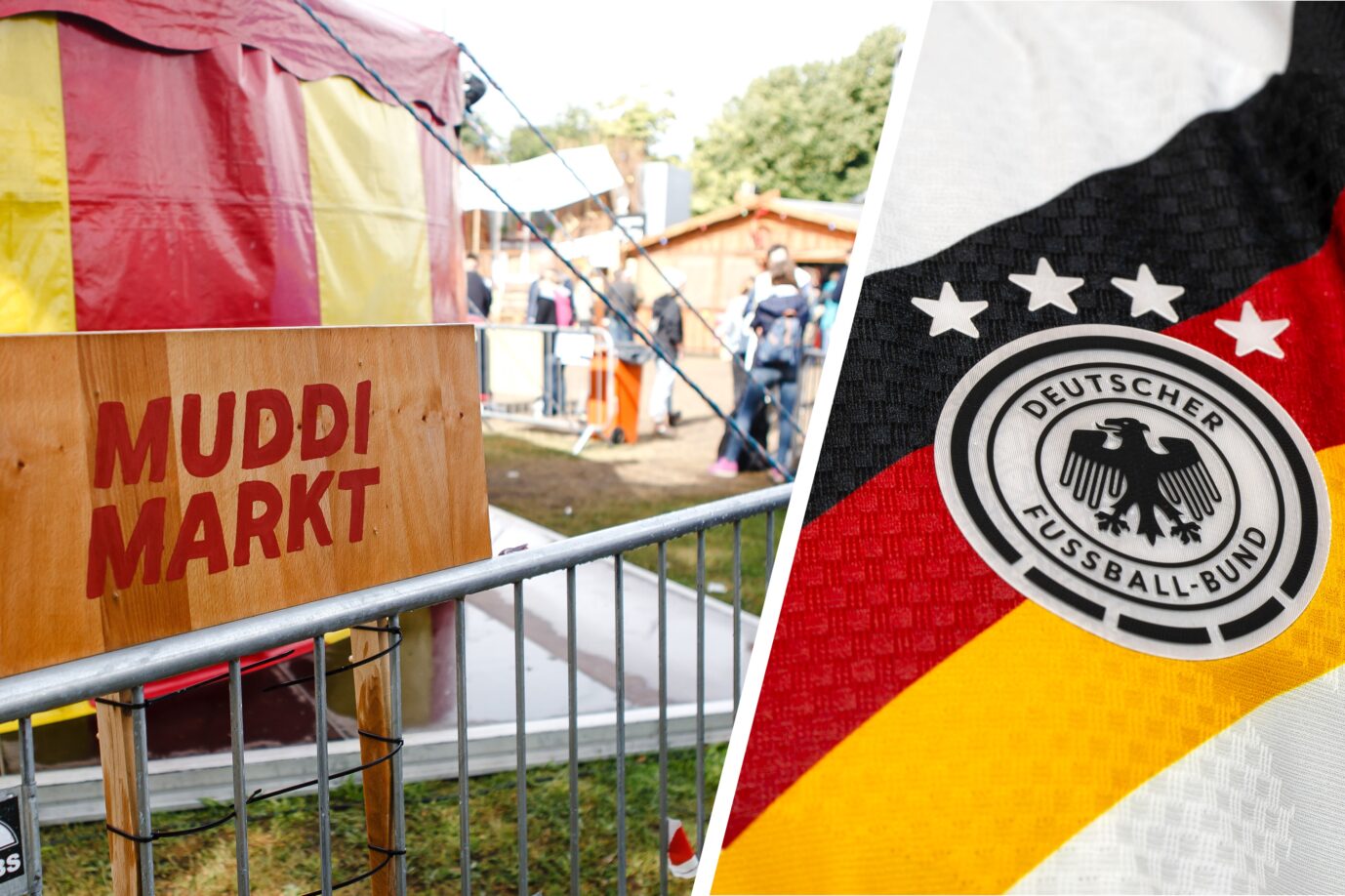 Wegen Deutschlandtrikot darf eine junge Mutter nicht auf linke Veranstaltung