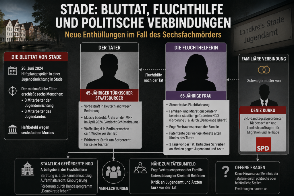 Sechsfachmord von Stade: Fluchthelferin mit familiären Verbindungen zur SPD