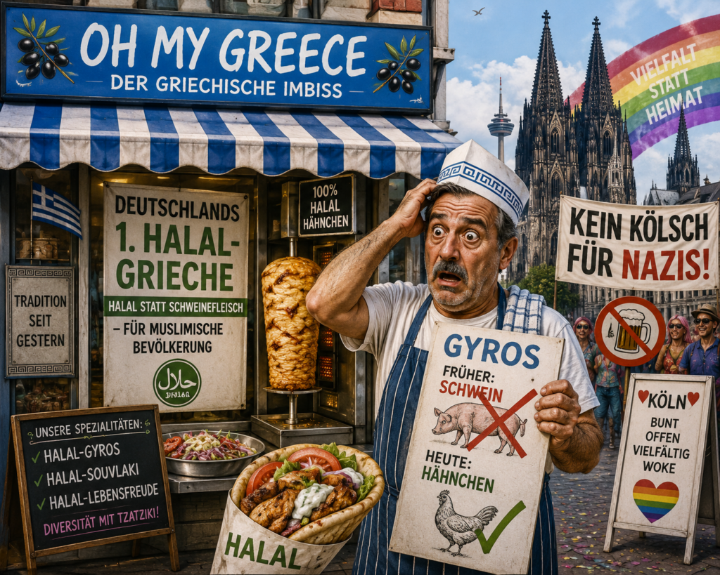 Köln erfindet den Halal-Gyros – und warum es morgen keine vegane Bratwurst aus Schwein gibt