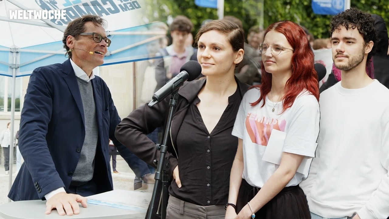Köppel auf dem Campus: Dialog mit linken Studenten der Uni Zürich