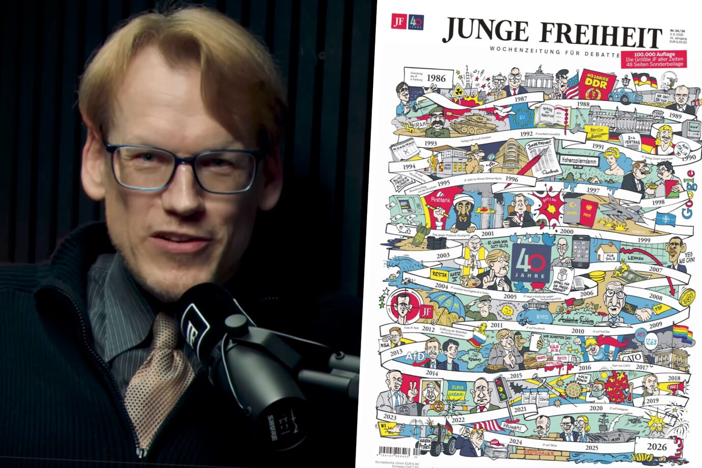 JF-Chefinterviewer Moritz Schwarz: „Ach, glauben Sie nie der Linkspresse!“