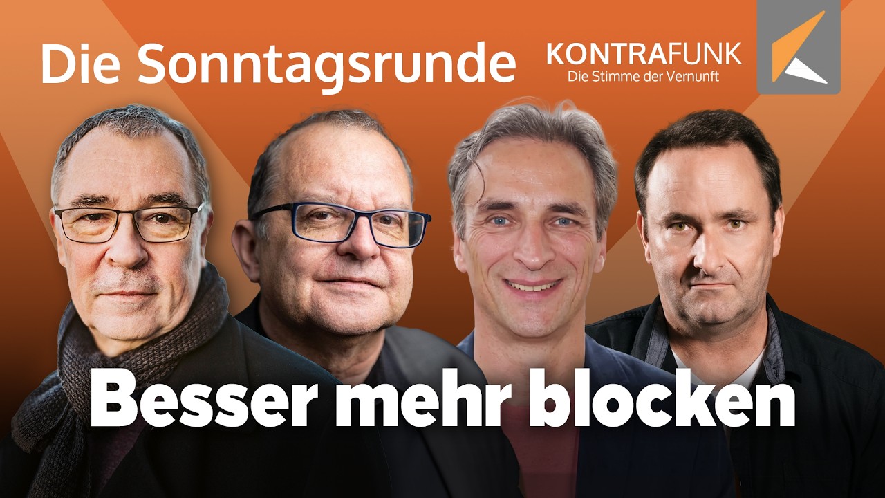 Kontrafunk „Sonntagsrunde“: Besser mehr blocken