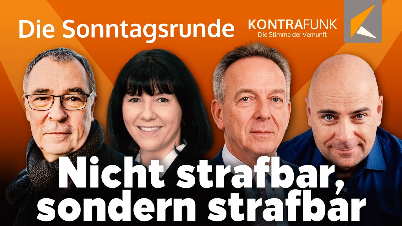 Kontrafunk „Sonntagsrunde“: Nicht strafbar, sondern strafbar