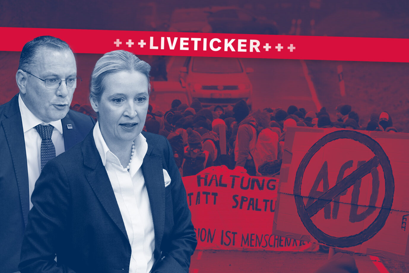 Liveticker zum AfD-Parteitag: Massive linksextreme Krawalle befürchtet